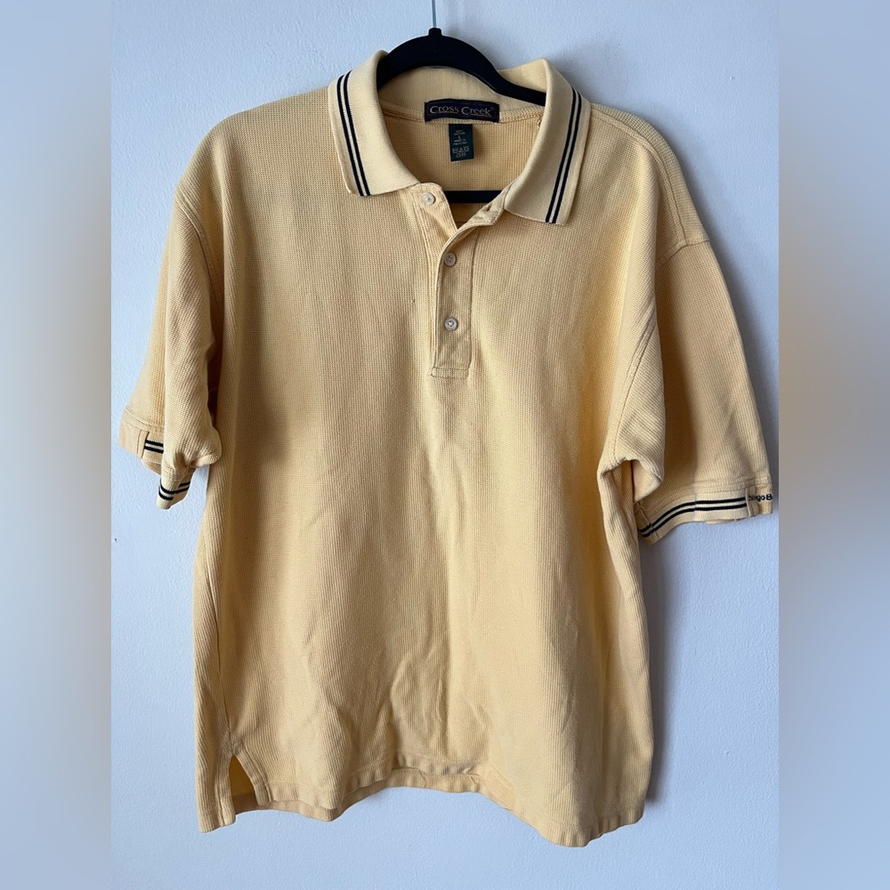 Classic Coast Men's Cream Polo Shirt